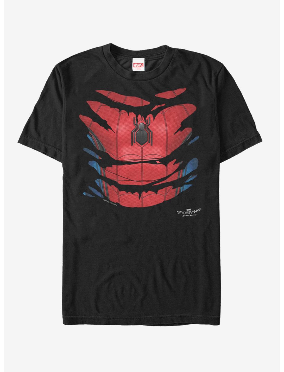 Marvel Spider-Man Inside Spidey T-Shirt, BLACK, hi-res