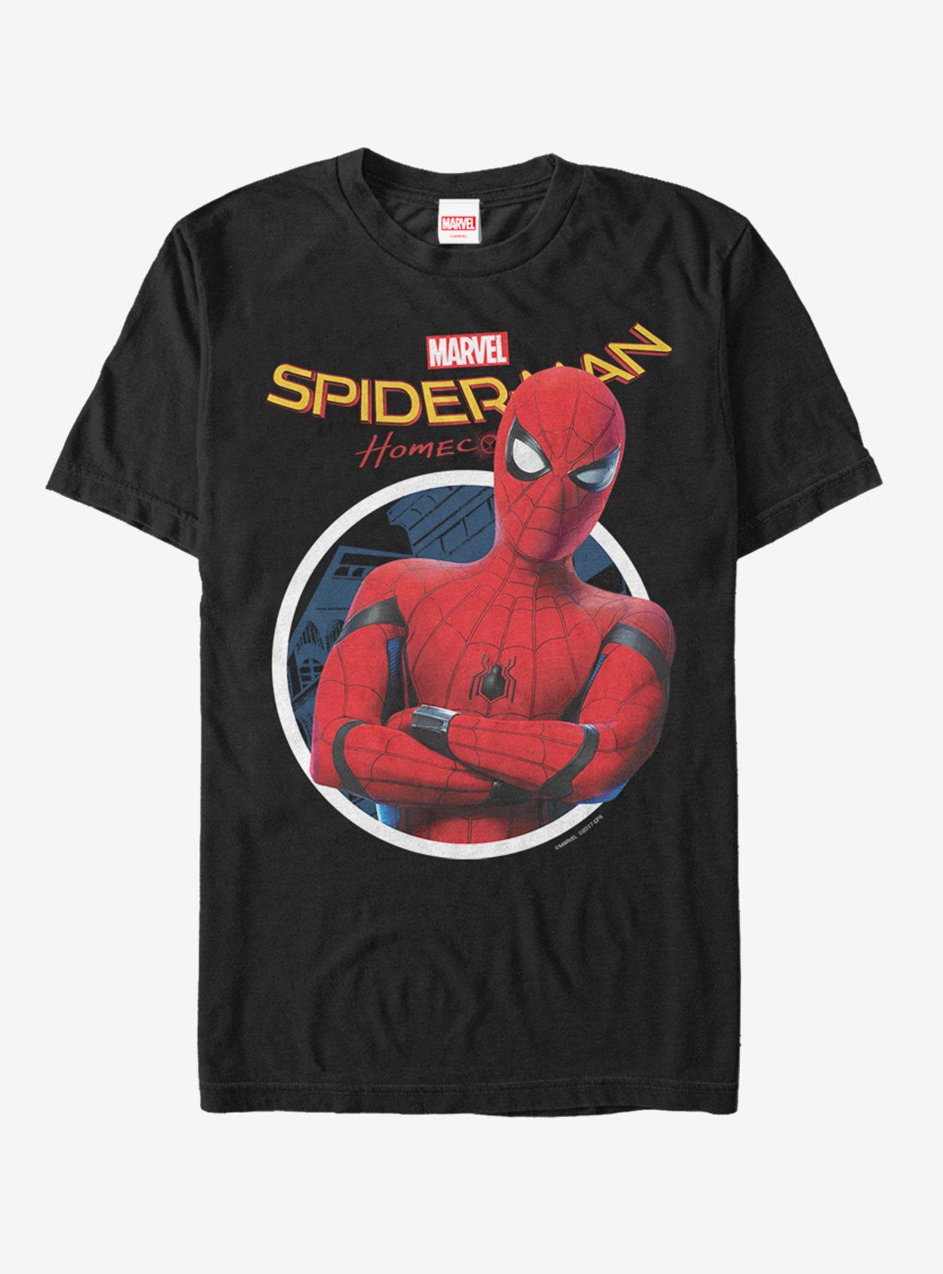 Marvel Spider-Man: Homecoming New Yorker T-Shirt, BLACK, hi-res