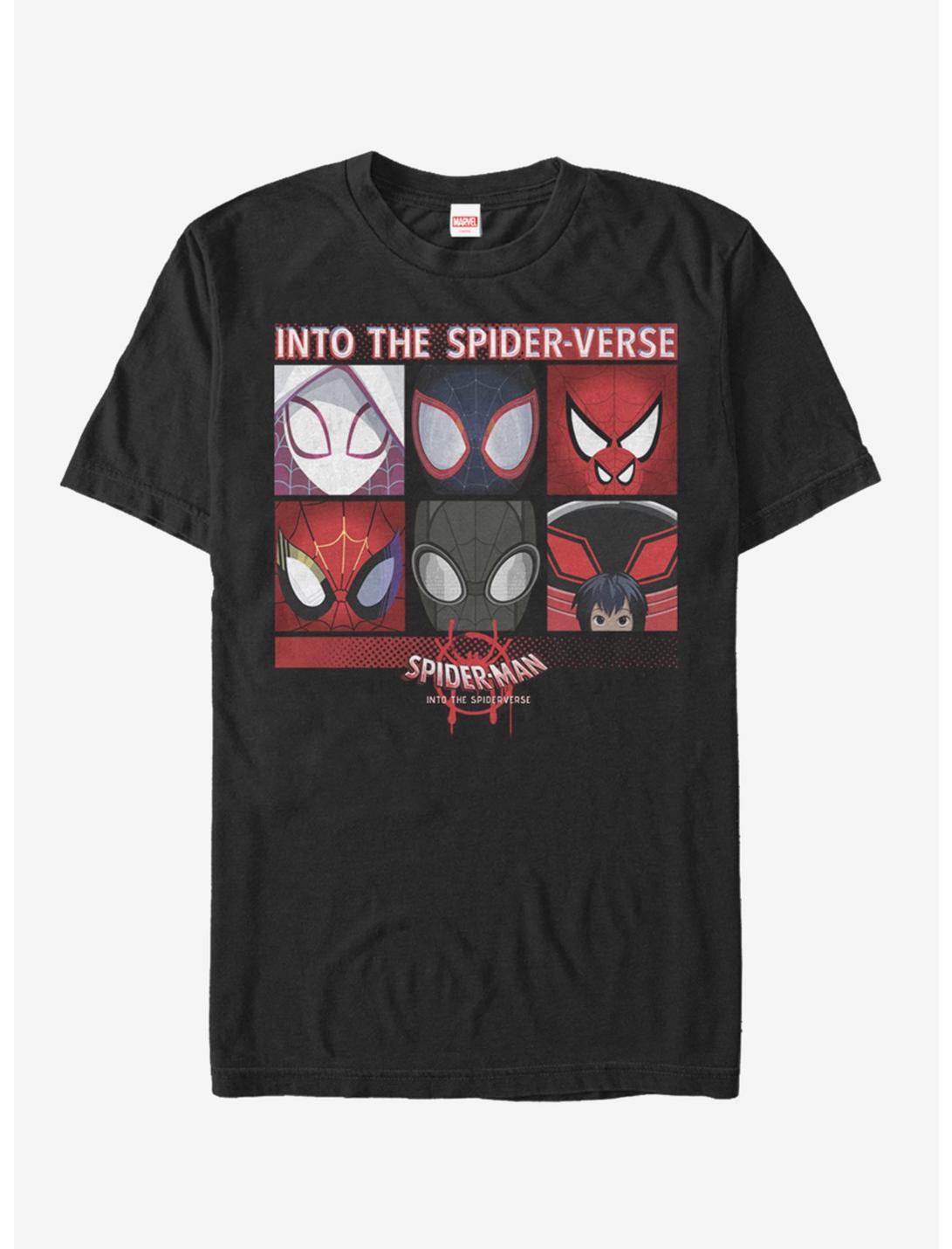 Marvel Spider-Man Six Up T-Shirt, BLACK, hi-res