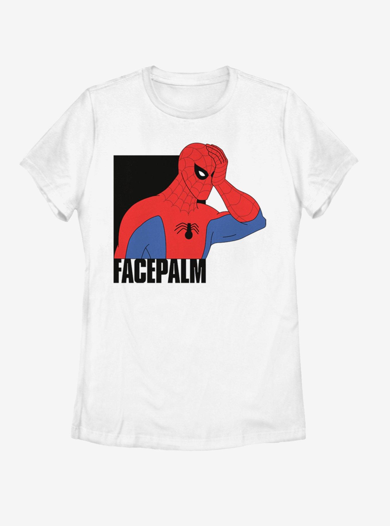Marvel Spider-Man Facepalm Womens T-Shirt, , hi-res