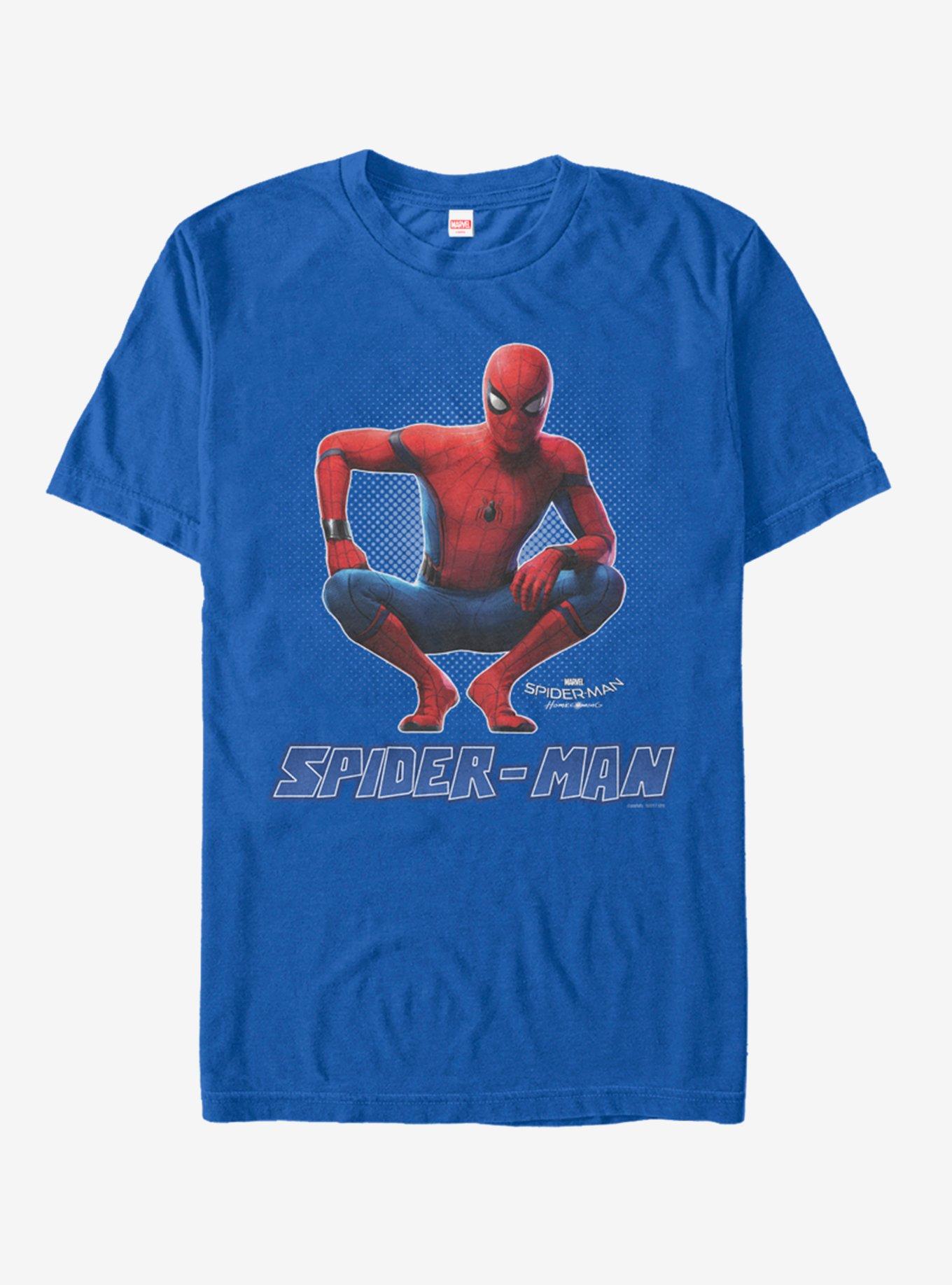 Marvel Spider-Man Simple Spidey T-Shirt, ROYAL, hi-res
