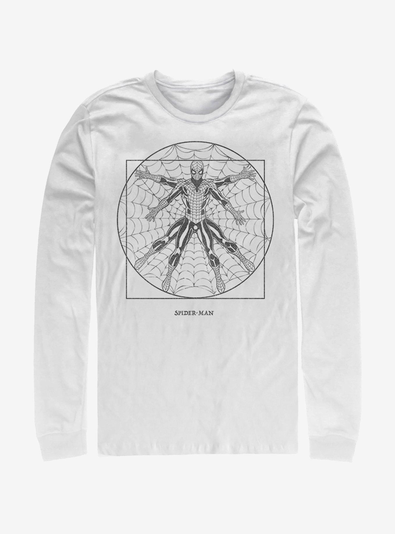Marvel Spider-Man Vitruvian Spider Long-Sleeve T-Shirt, , hi-res