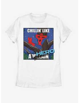 Marvel Spider-Man Chillin Hero Womens T-Shirt, , hi-res