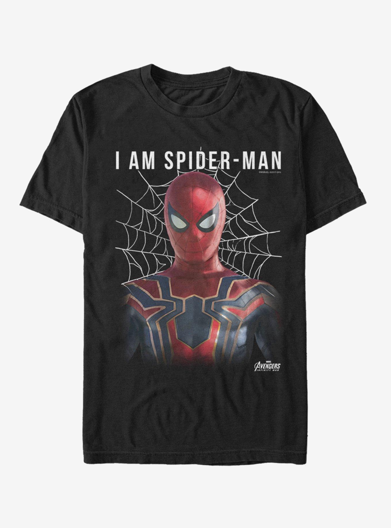 Marvel Spider-Man I Am Spider-Man T-Shirt, BLACK, hi-res