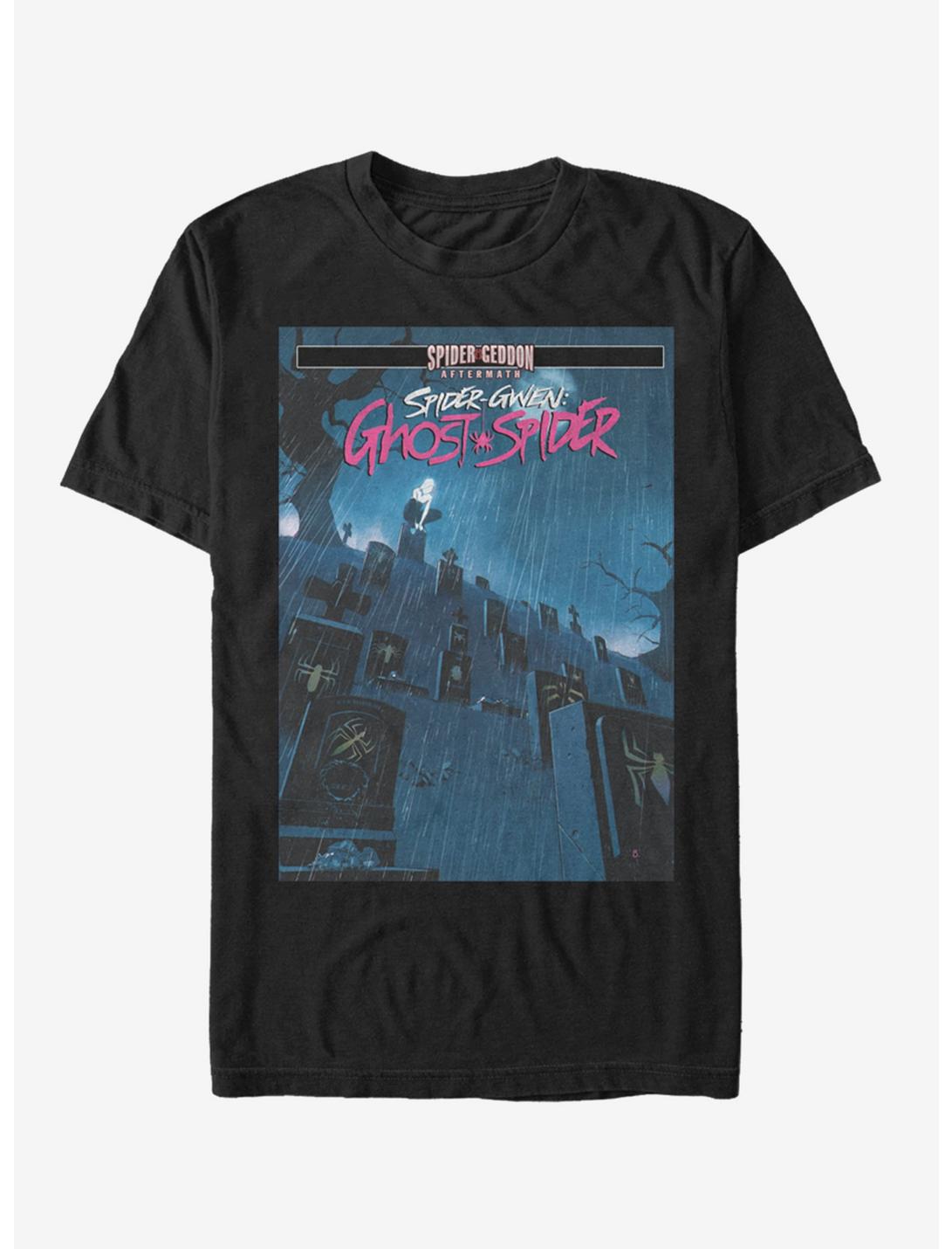 Marvel Spider-Man Spider-Gwen Comic T-Shirt, BLACK, hi-res