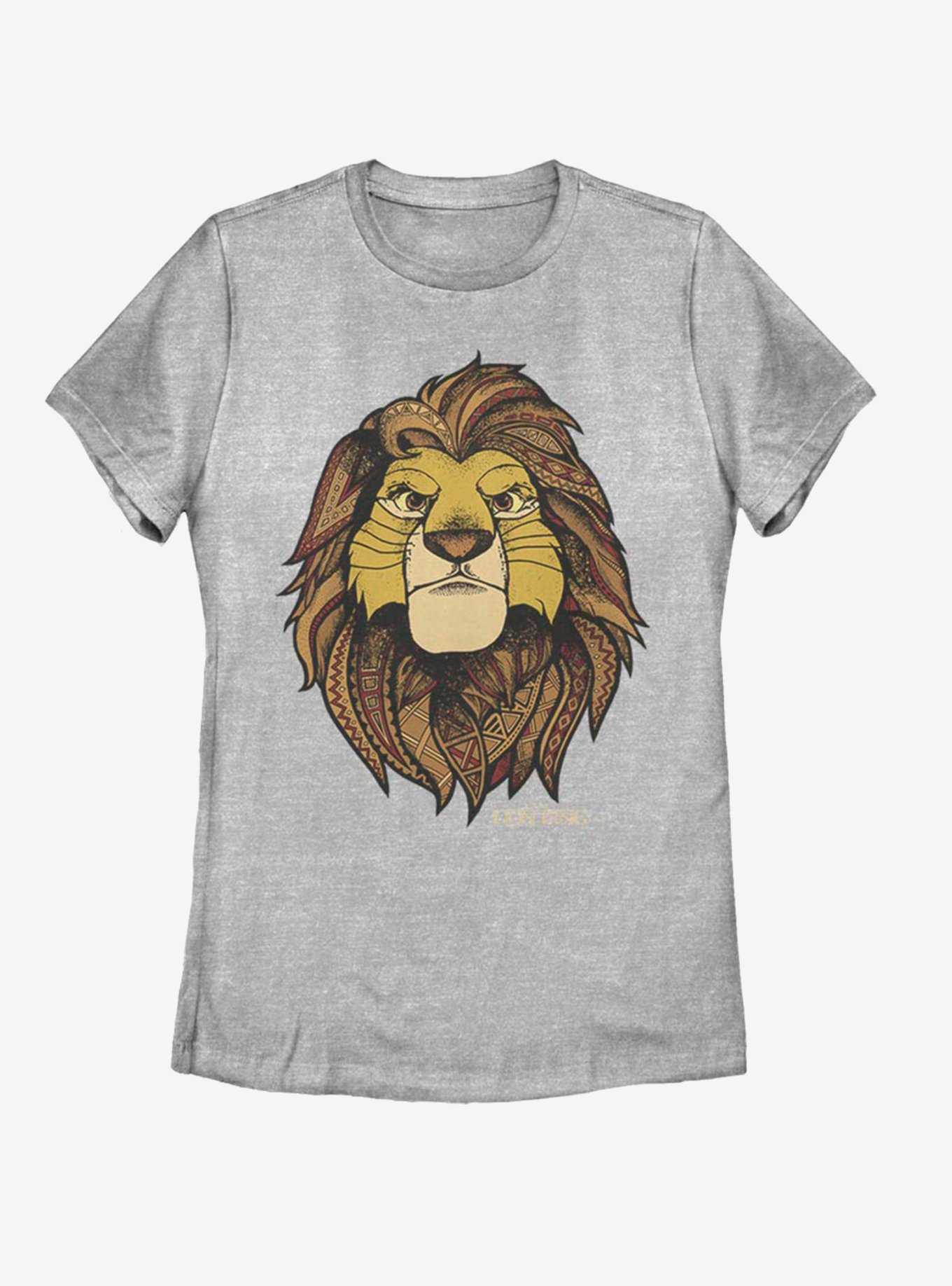 Disney The Lion King 2019 Simba Pattern Womens T-Shirt, , hi-res
