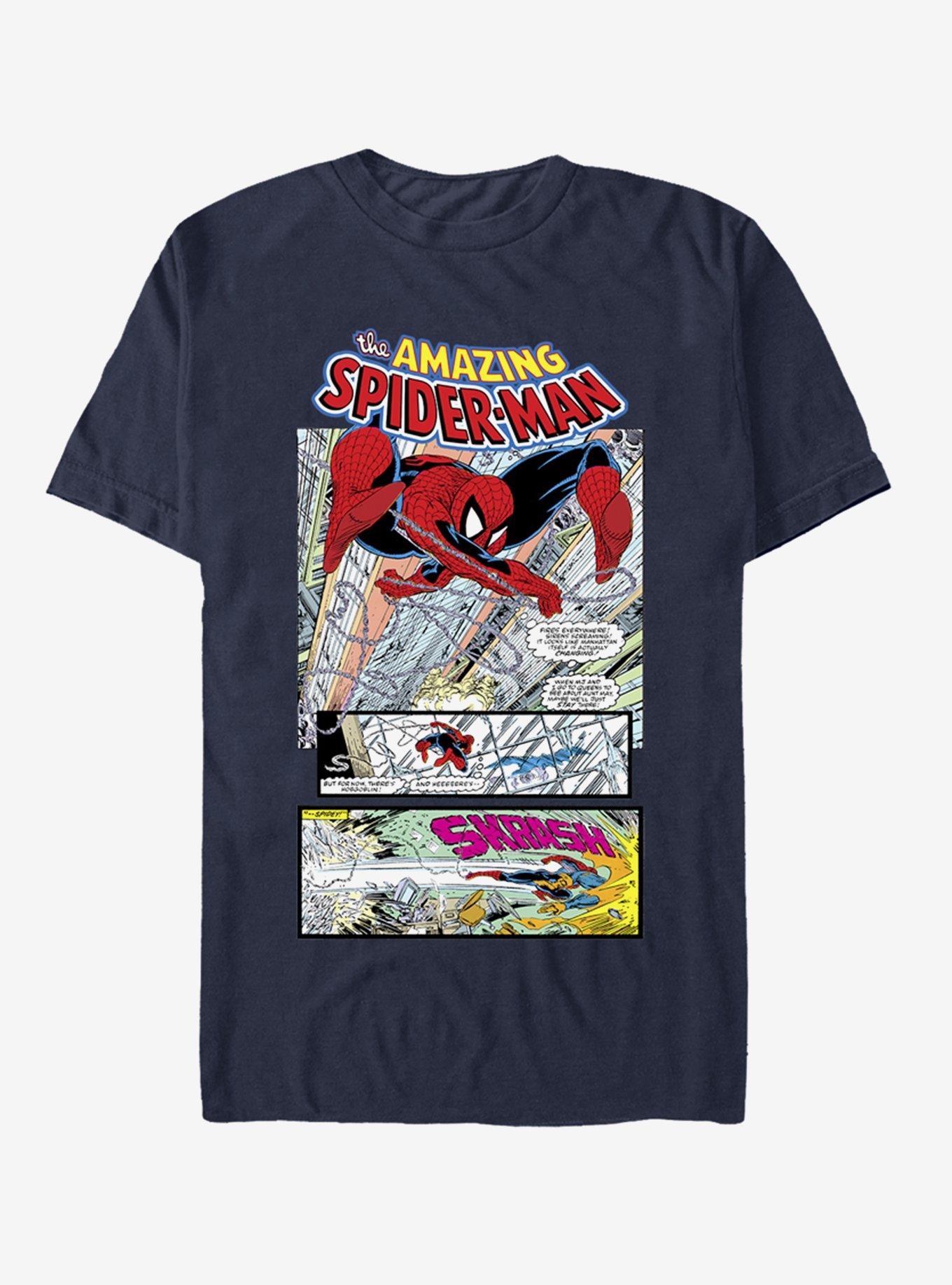 Marvel Spider-Man Feels T-Shirt - BLUE | BoxLunch
