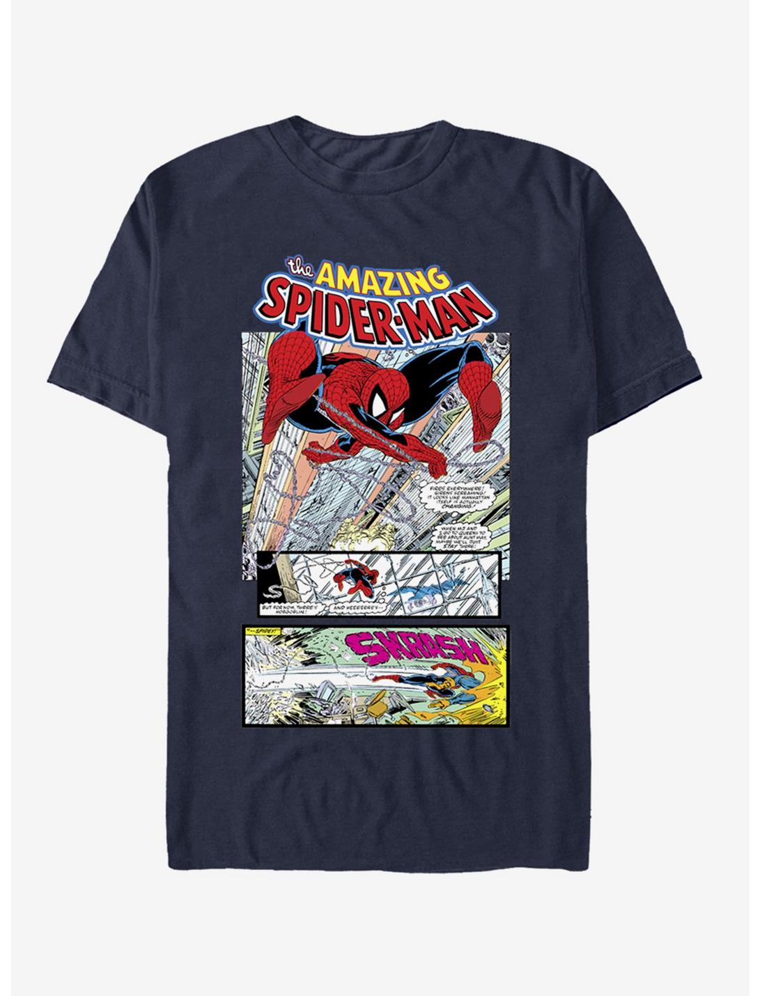 Marvel Spider-Man Feels T-Shirt, NAVY, hi-res