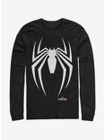 Marvel Spider-Man Symbol Long-Sleeve T-Shirt, BLACK, hi-res