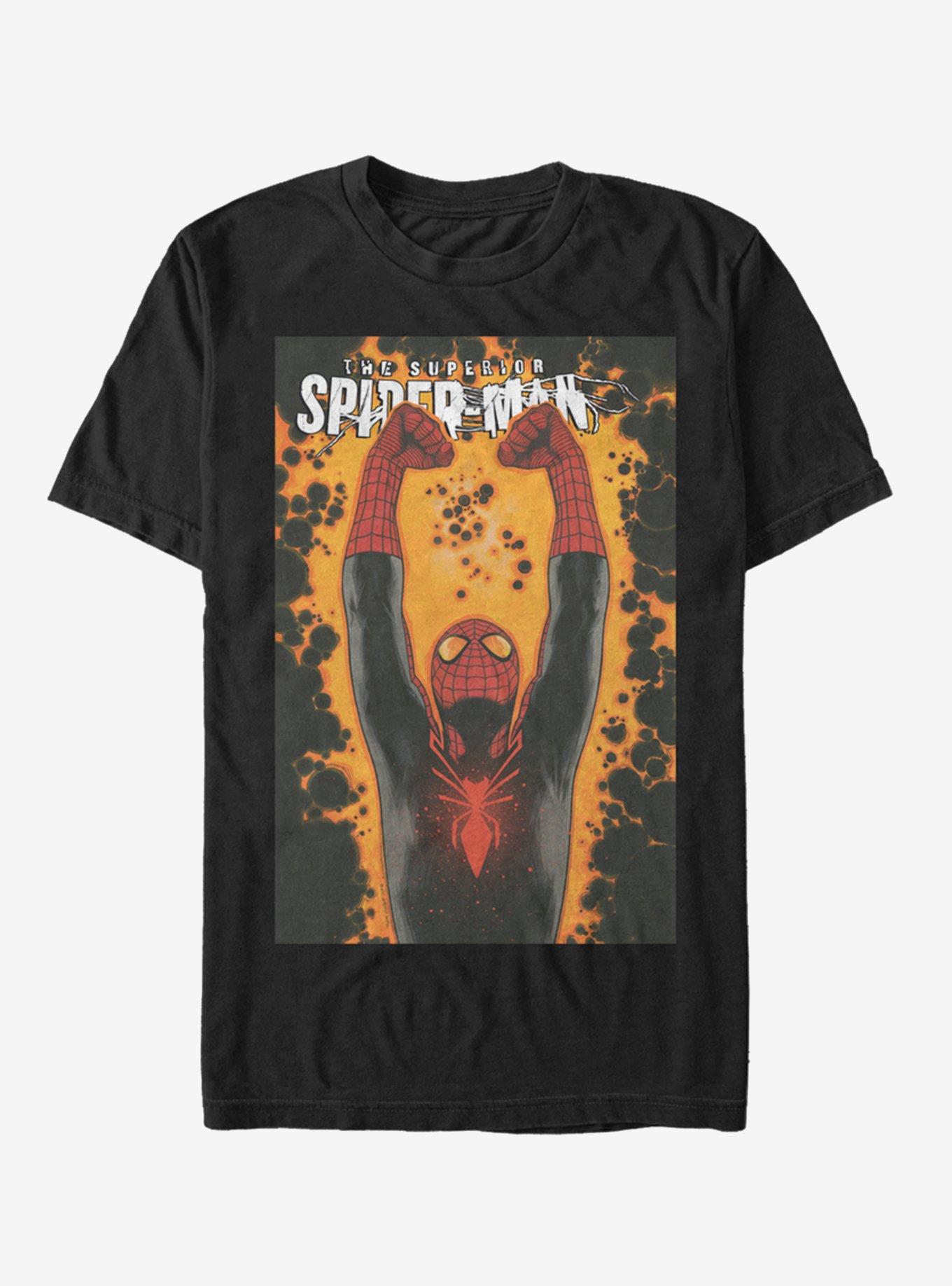 Marvel Spider-Man Superior T-Shirt, BLACK, hi-res