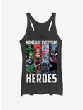 Marvel Heroes Everyday Moms Womens Tank Top, BLK HTR, hi-res