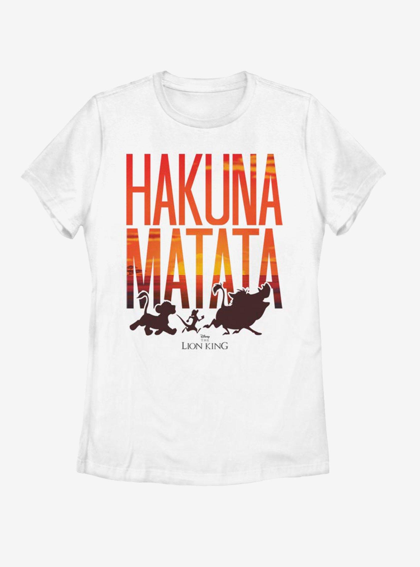 Disney The Lion King Sunset Matata Womens T-Shirt, , hi-res