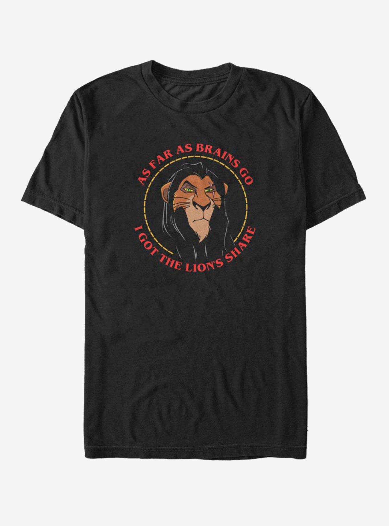 Disney The Lion King Lions Share T-Shirt - BLACK | BoxLunch
