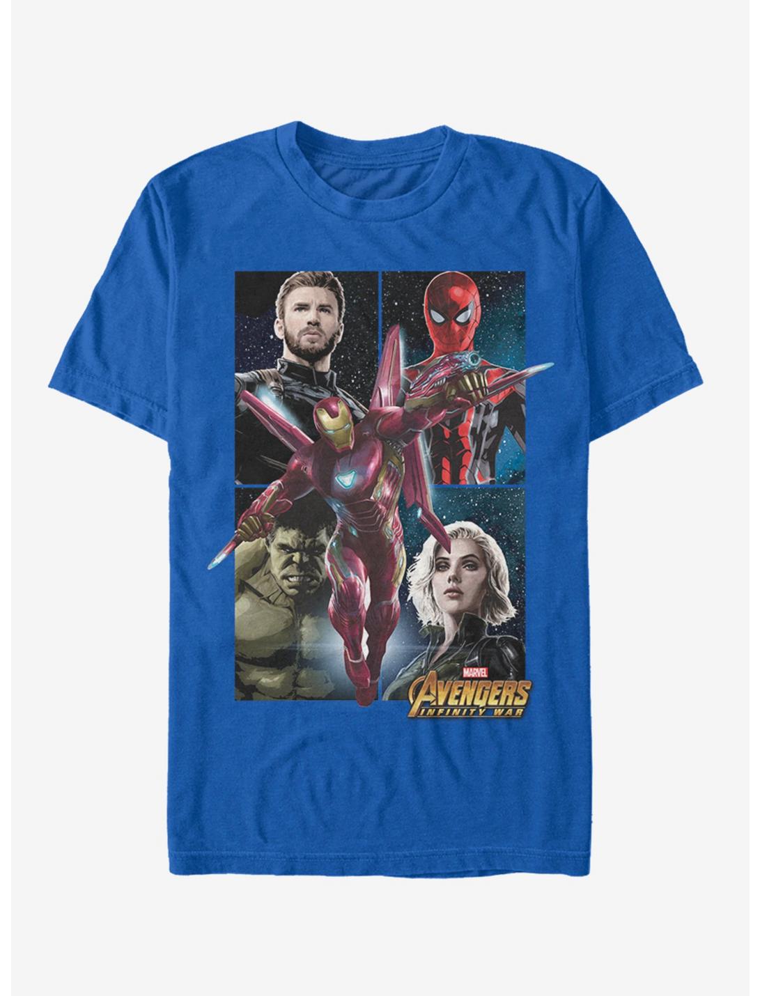 Marvel Avengers: Infinity War Galaxy Four T-Shirt, ROYAL, hi-res