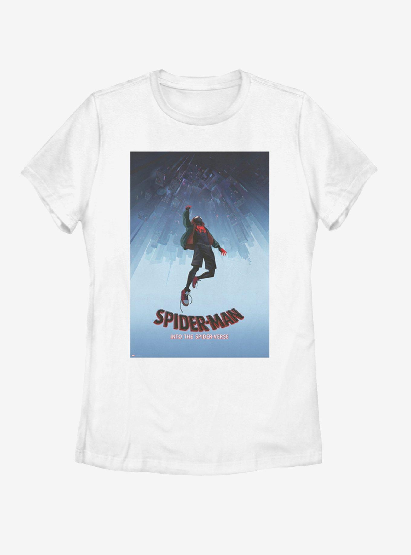 Marvel Spider-Man Spider Verse Womens T-Shirt, WHITE, hi-res