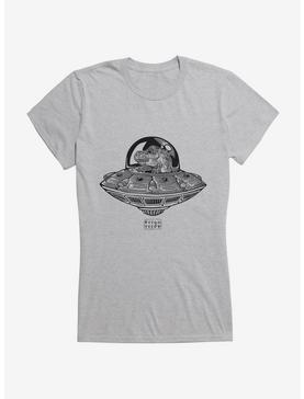 HT Creators: Brian Reedy Dino UFO  Girls T-Shirt, , hi-res