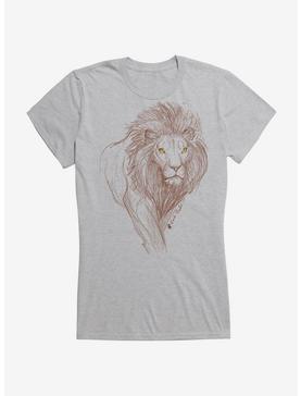 HT Creators: David's Doodles Lion Line Art Girls T-Shirt, , hi-res