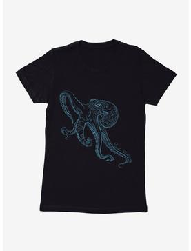 BL Creators: David's Doodles Octopus Line Art Womens T-Shirt, , hi-res