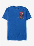 Marvel Spider-Man Spidey Cutie Faux Pocket T-Shirt, ROYAL, hi-res