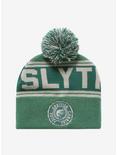 Harry Potter Slytherin Pom Cuff Beanie - BoxLunch Exclusive, , hi-res