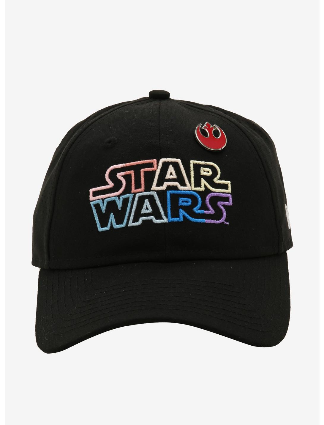 New Era Star Wars Multicolor Logo Rebel Pin Cap - BoxLunch Exclusive, , hi-res