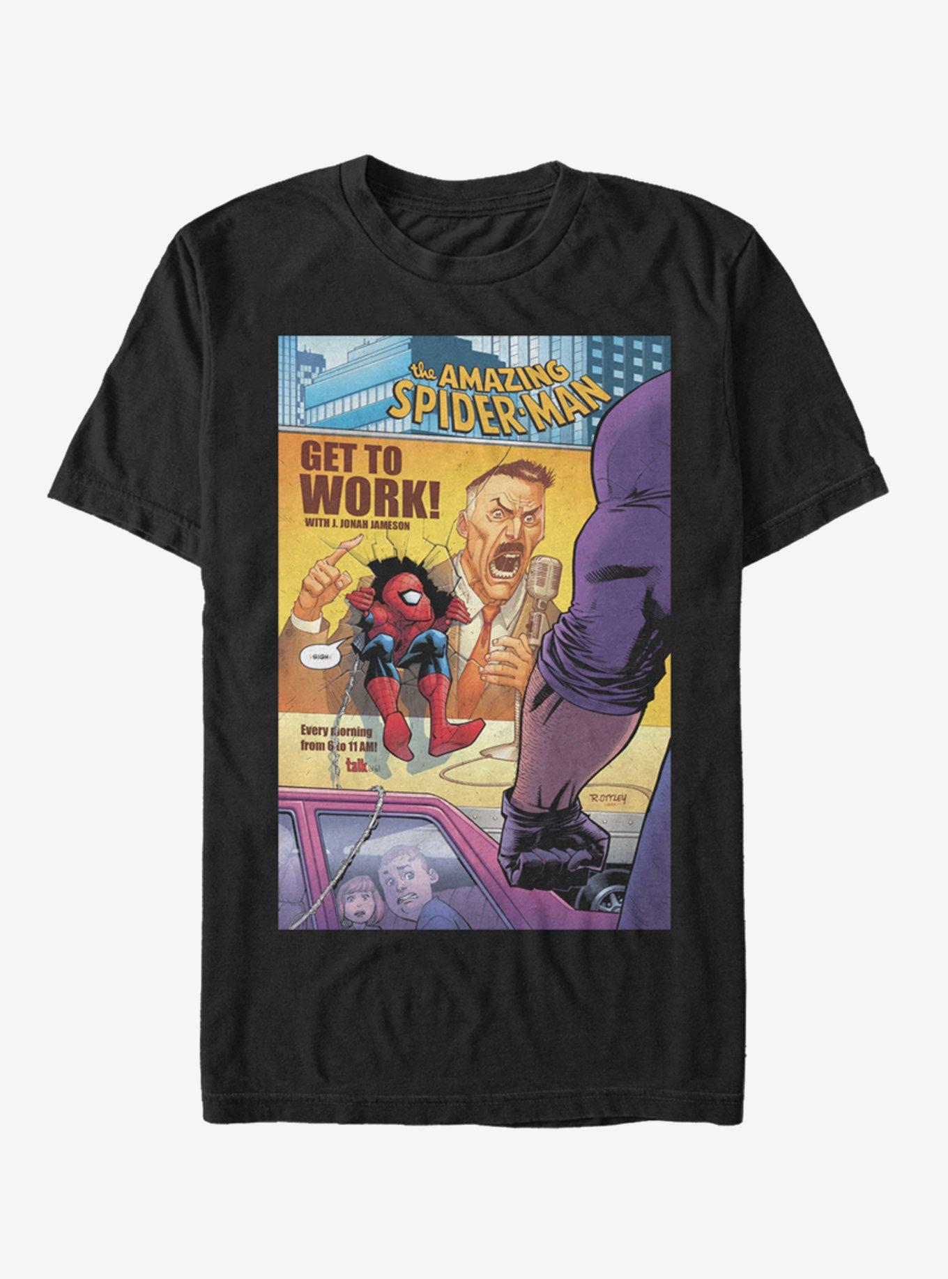 Marvel Spider-Man Get To Work T-Shirt, , hi-res