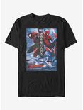 Marvel Spider-Man Japanese Text T-Shirt, BLACK, hi-res