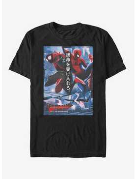 Marvel Spider-Man Japanese Text T-Shirt, , hi-res