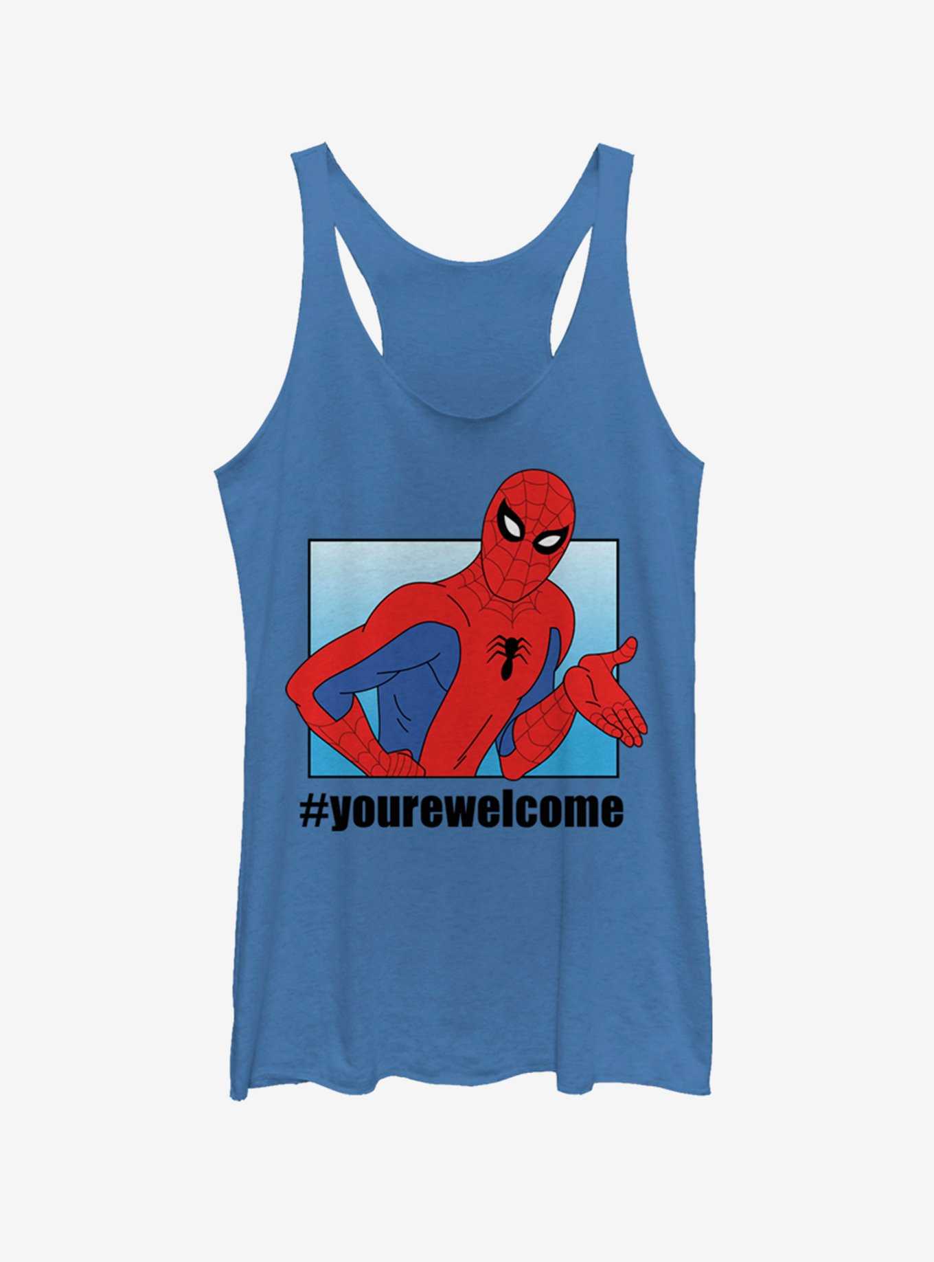 Marvel Spider-Man #yourewelcome Womens Tank Top, , hi-res
