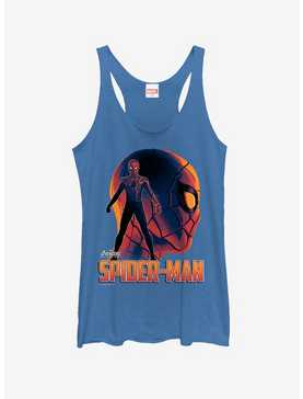 Marvel Spider-Man Iron Spider Silhouette Womens Tank Top, , hi-res