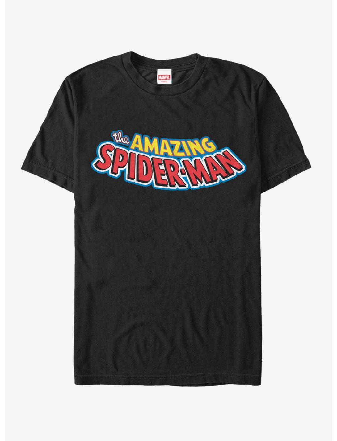 Marvel Spider-Man Spidey Logo T-Shirt, BLACK, hi-res