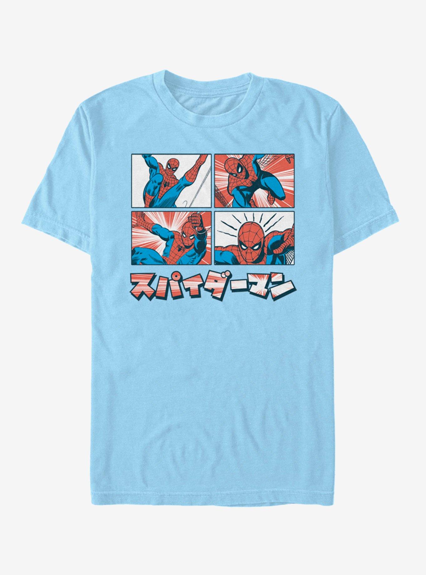 Marvel Spider-Man Japanese Text T-Shirt, , hi-res
