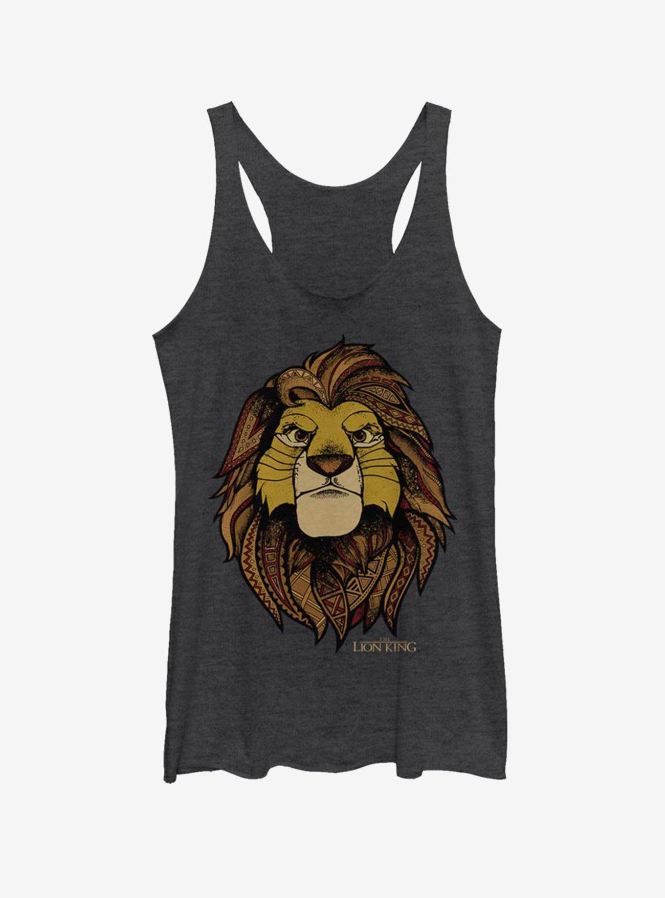 Disney The Lion King 2019 Simba Patterns Womens Tank Top, , hi-res