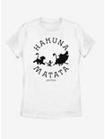 Disney The Lion King Hakuna Round Womens T-Shirt, WHITE, hi-res