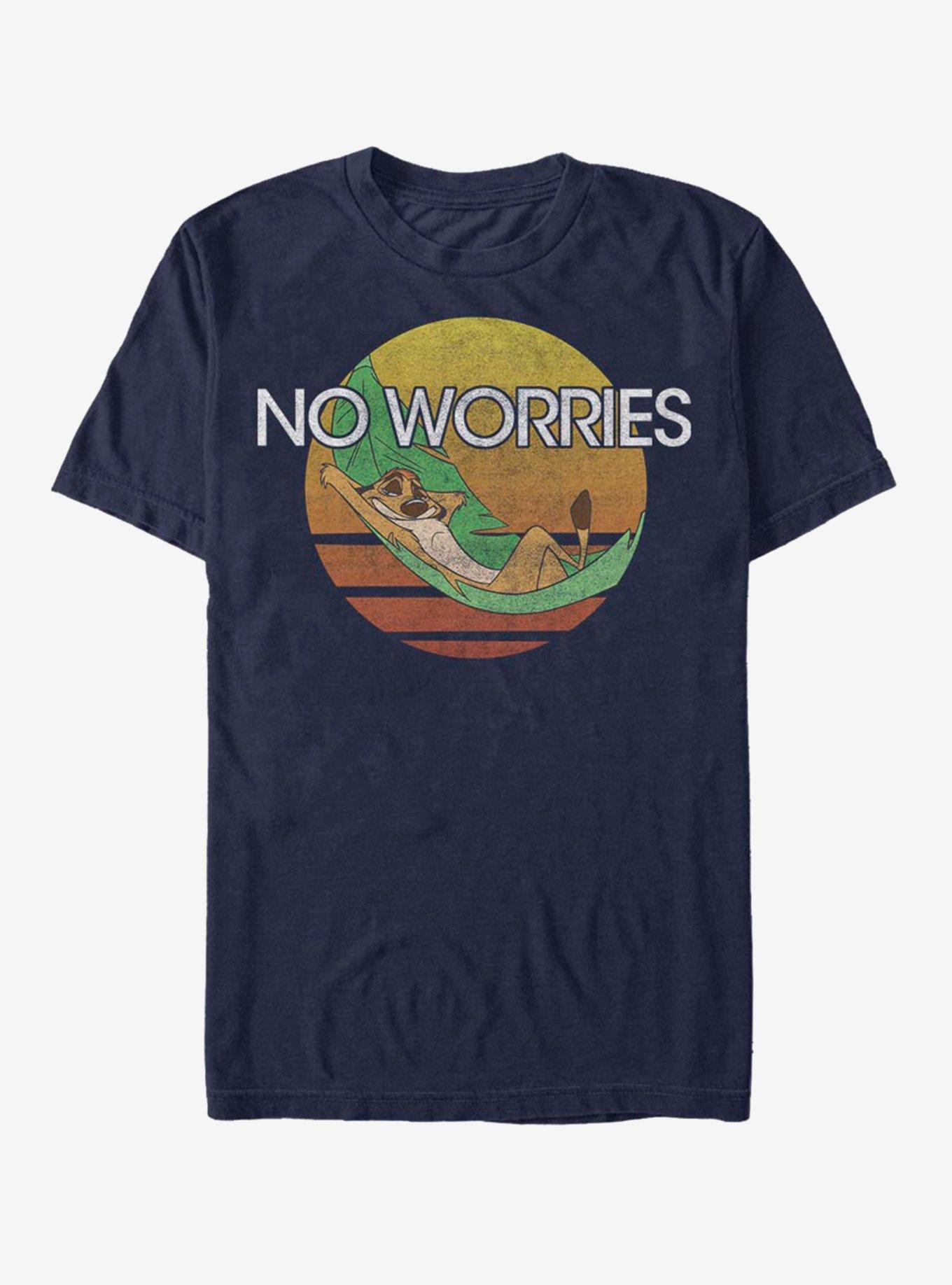 Disney The Lion King Timon No Worries T-Shirt, , hi-res