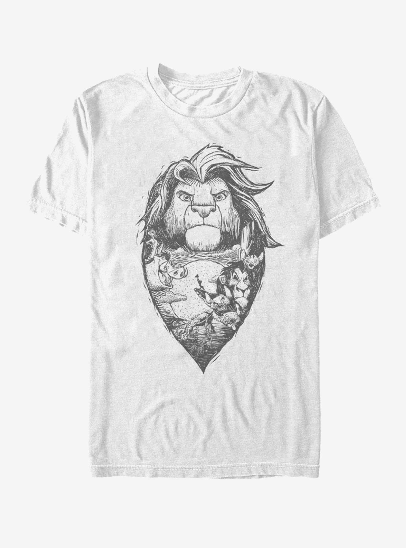 Disney The Lion King Simba Collage T-Shirt, , hi-res