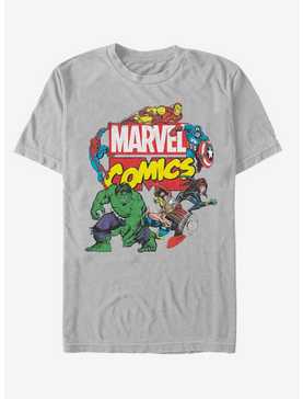 Marvel Avengers Classic Comics Logo T-Shirt, , hi-res