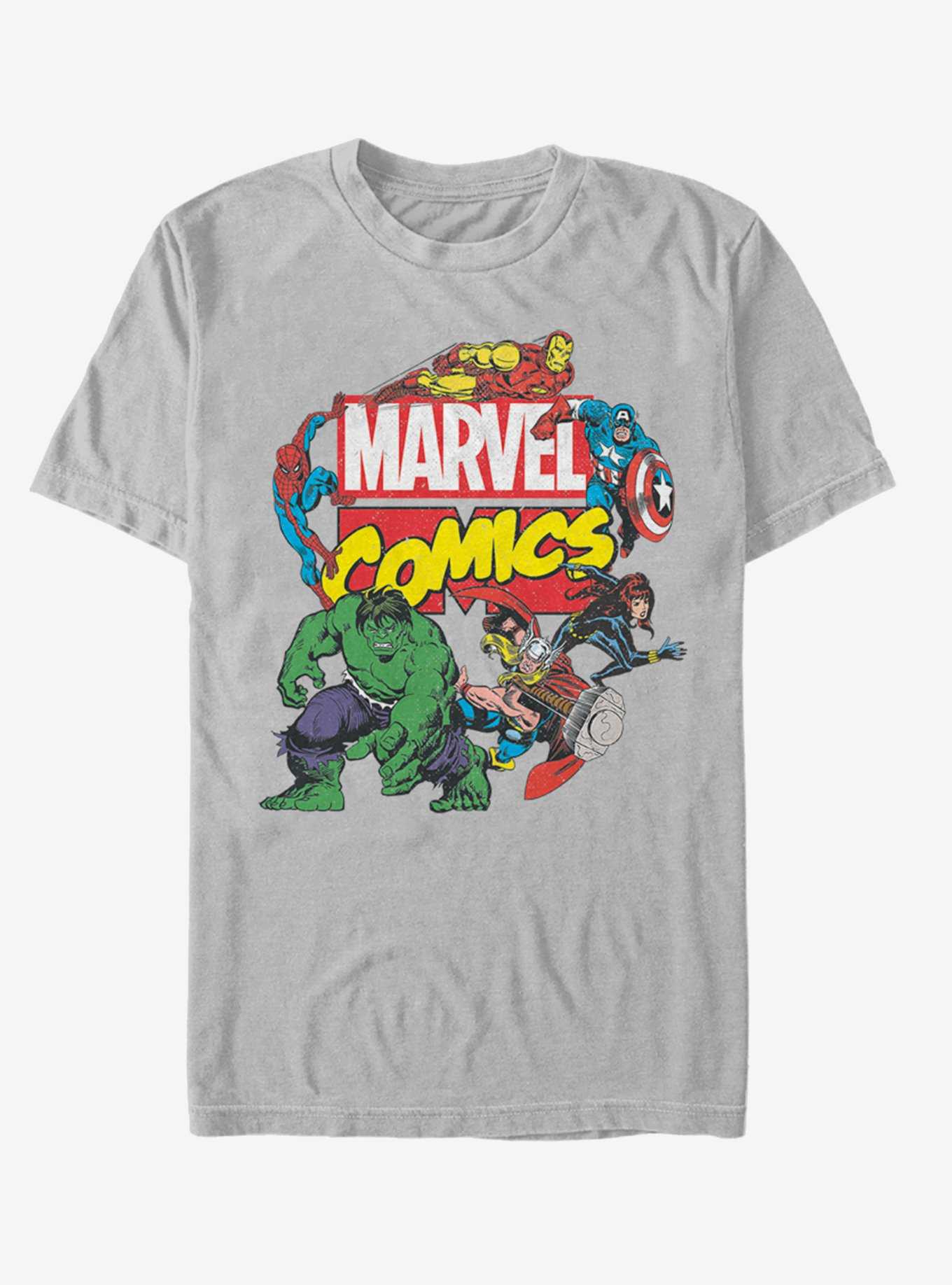 Marvel Avengers Classic Comics Logo T-Shirt, , hi-res