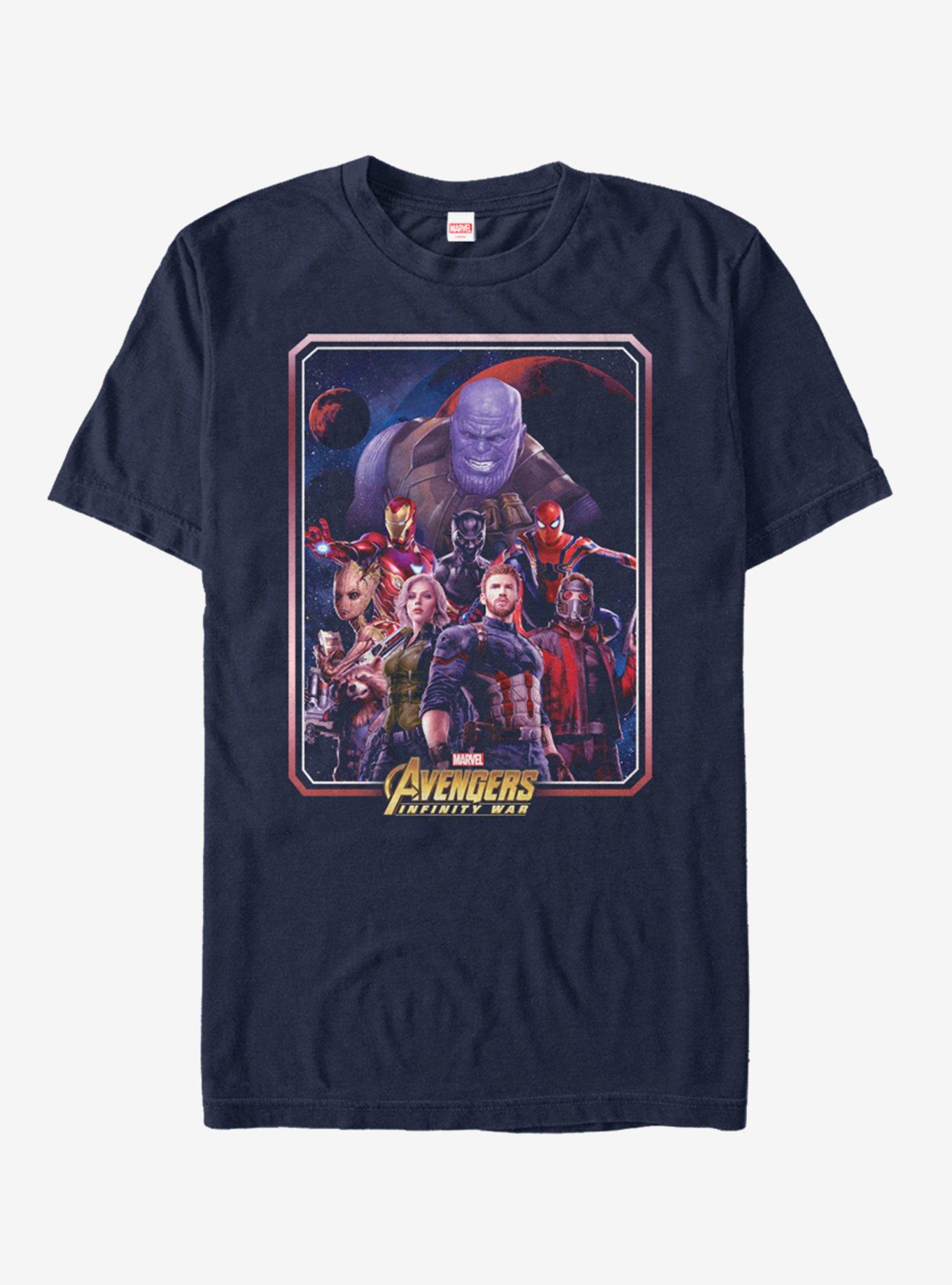 Marvel Avengers: Infinity War Group Poster T-Shirt, , hi-res