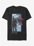 Marvel Spider-Man: Far From Home Nick Fury Job To Do T-Shirt, BLACK, hi-res