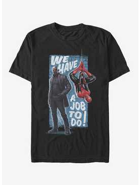 Marvel Spider-Man: Far From Home Nick Fury Job To Do T-Shirt, , hi-res