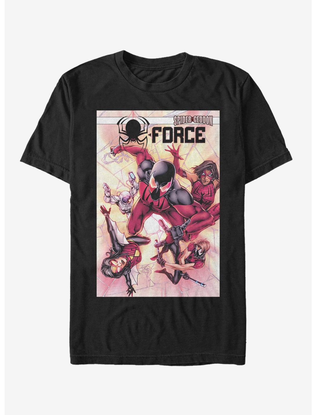 Marvel Spider-Man Spider-Geddon Force T-Shirt, BLACK, hi-res
