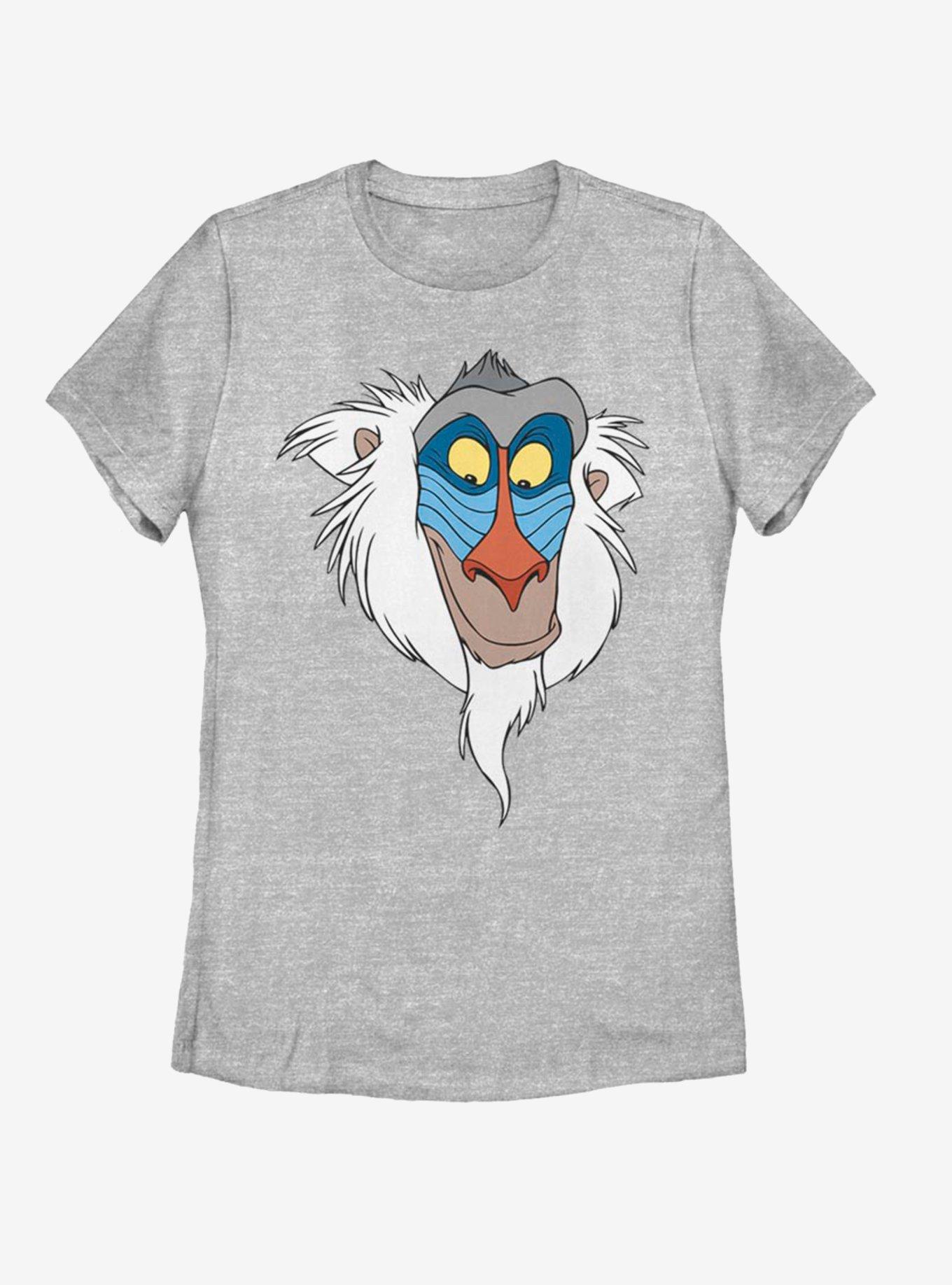 Disney The Lion King Rafiki Face Womens T-Shirt, ATH HTR, hi-res