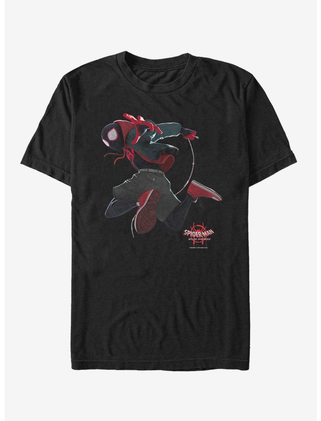 Marvel Spider-Man Jumped Miles T-Shirt, BLACK, hi-res