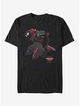 Marvel Spider-Man Jumped Miles T-Shirt, BLACK, hi-res