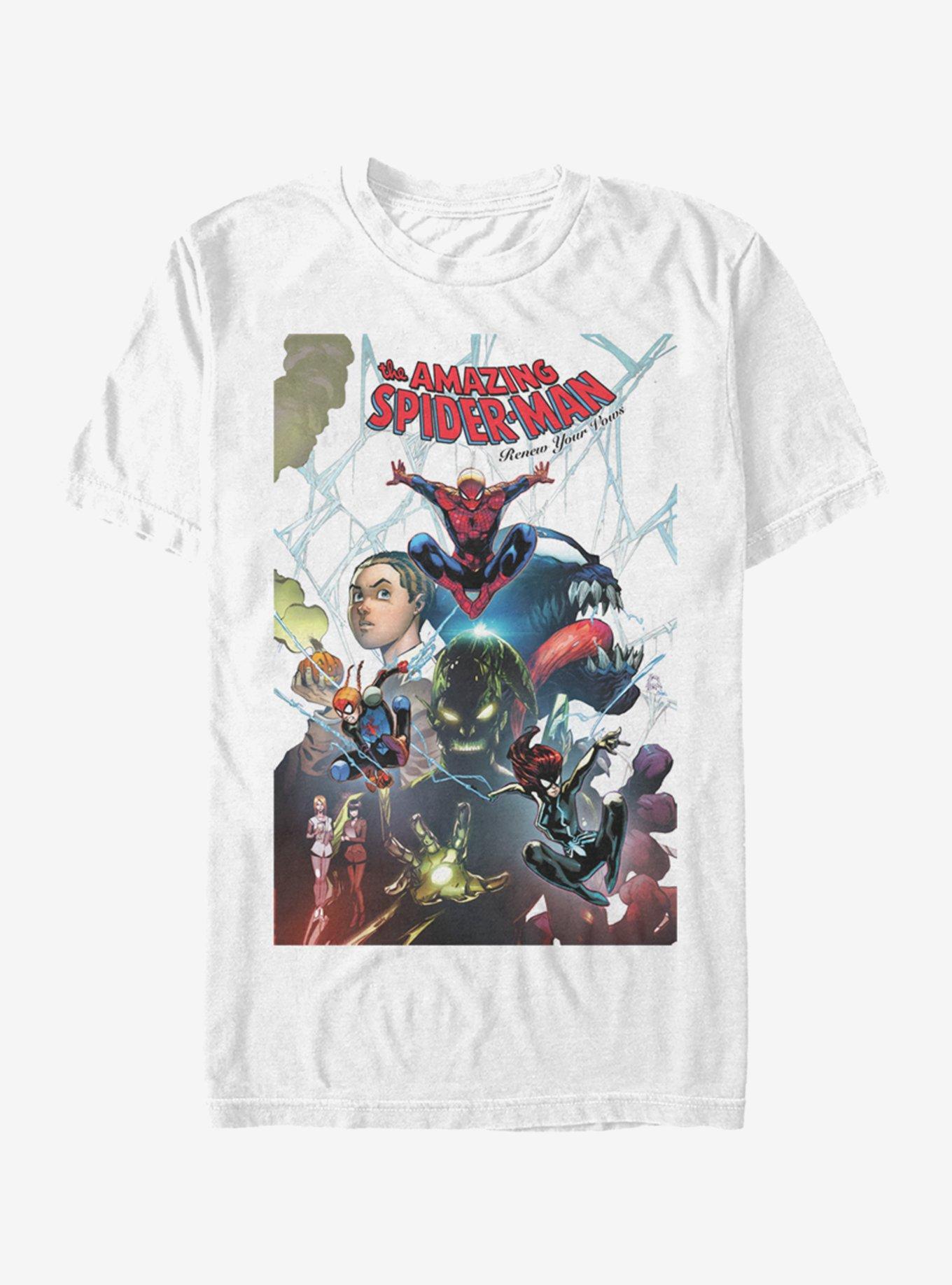 Marvel Spider-Man Enemies T-Shirt, WHITE, hi-res