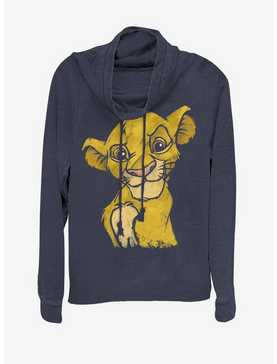 Disney The Lion King Crown Prince Cowlneck Long-Sleeve Womens Top , , hi-res