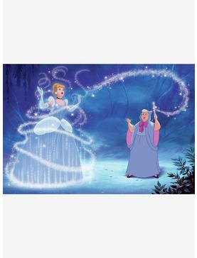 Disney Princess Cinderella Magic Chair Rail Prepasted Mural, , hi-res