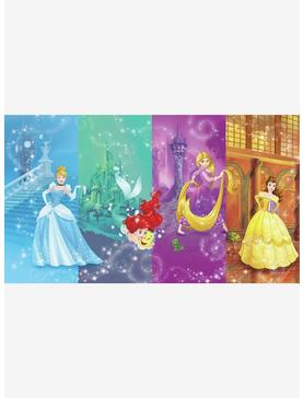 Disney Princesses Scenes Chair Rail Prepasted Mural, , hi-res
