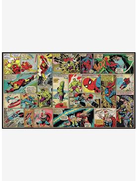 Marvel Comic Panel Chair Rail Prepasted Mural, , hi-res